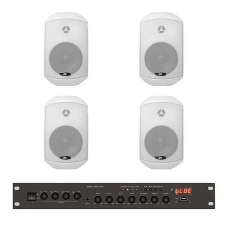 Комплект звуку DV audio LA1004MS5W для приміщення до 120м. кв.