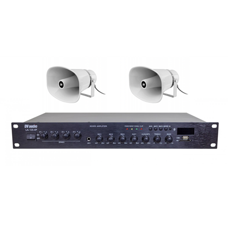 Комплект звуку DV audio LA1002HS50 для зони оповіщення до 1200 м.кв