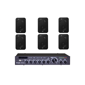 Комплект звуку DV audio DMA606CON1B для приміщення до 120м.кв.