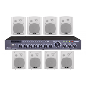 Комплект звуку DV audio DMA1808422W для приміщення до 240м.кв.