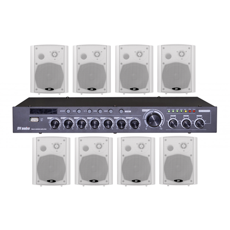 Комплект звуку DV audio DMA1808422W для приміщення до 240м.кв.
