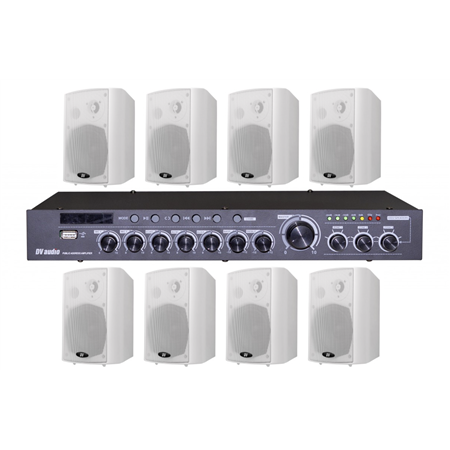 Комплект звуку DV audio DMA2408532W для приміщення до 240м.кв.