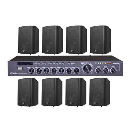Комплект звуку DV audio DMA2408532B для приміщення до 240м.кв.