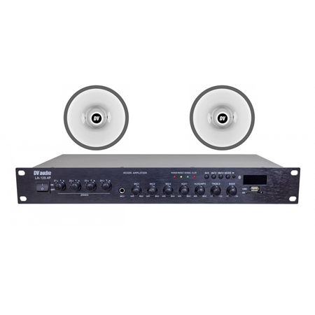 Комплект звуку DV audio LA1002SH50 для зони оповіщення до 1200 м.кв