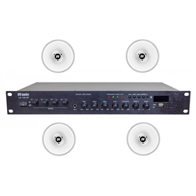 Комплект звуку DV audio LA1204SH30 для зони оповіщення до 1200 м.кв
