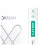 Струни для гітари D'ADDARIO XSE1156 XS Coated Electric Guitar Strings, Medium Top/Extra Heavy Bottom (11-56)