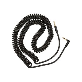 Кабель інструментальний FENDER CABLE DELUXE SERIES COIL 30' BLACK TWEED