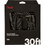 Кабель інструментальний FENDER CABLE DELUXE SERIES COIL 30' BLACK TWEED