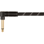 Кабель інструментальний FENDER CABLE DELUXE SERIES COIL 30' BLACK TWEED