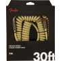 Кабель інструментальний FENDER CABLE DELUXE SERIES COIL 30' TWEED