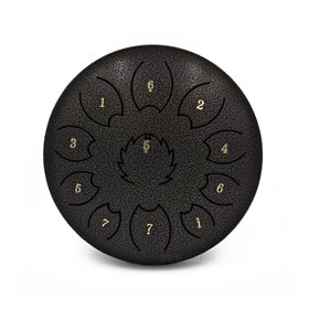 Глюкофон FZONE STD6I11N Black STEEL TONGUE DRUM