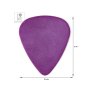 Медіатор FENDER 351 MATTE DELRIN PURPLE XH
