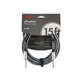 Кабель інструментальний FENDER CABLE CONTOUR SERIES 15' INCA SILVER
