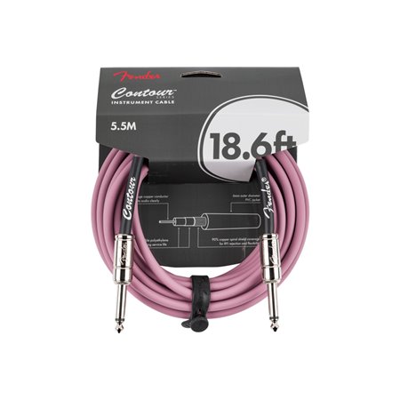Кабель інструментальний FENDER CABLE CONTOUR SERIES 18.6' BURGUNDY MIST