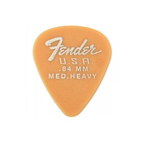 Набір медіаторів FENDER DURA-TONE DELRIN PICKS 0.84 MM, 351 SHAPE - 12 PACK BUTTERSCOTCH BLONDE