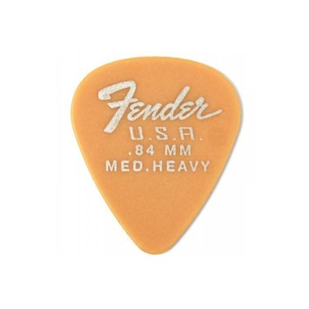 Набір медіаторів FENDER DURA-TONE DELRIN PICKS 0.84 MM, 351 SHAPE - 12 PACK BUTTERSCOTCH BLONDE