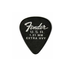 Набір медіаторів FENDER DURA-TONE DELRIN PICKS 1.21 MM, 351 SHAPE - 12 PACK BLACK