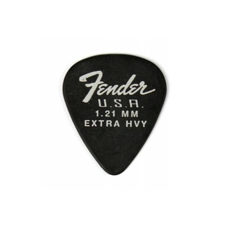 Набір медіаторів FENDER DURA-TONE DELRIN PICKS 1.21 MM, 351 SHAPE - 12 PACK BLACK