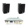 4all Audio SET 2xWALL 420 IP Black 1xPAMP-60-BT