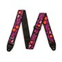 Ремінь гітарний DUNLOP JIMI HENDRIX BLACKLIGHT MONTEREY PINK STRAP