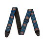 Ремінь гітарний DUNLOP JIMI HENDRIX BLACKLIGHT FILLMORE BLUE STRAP