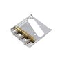 Бридж FENDER 3-SADDLE AMERICAN VINTAGE TELECASTER BRIDGE ASSEMBLY CHROME
