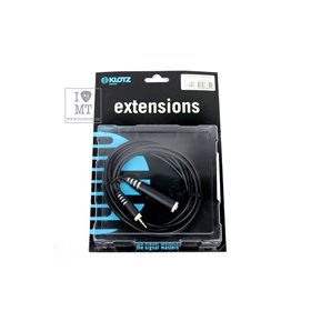 Кабель комутаційний KLOTZ AS-EX3 EXTENSION CABLE BLACK 3 M