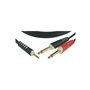 Кабель комутаційний KLOTZ AY5 Y-CABLE STEREO MINI JACK - 2xJACK MONO BLACK 1 M