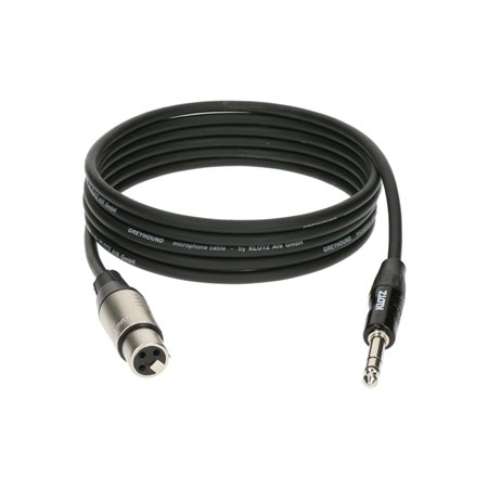 Кабель мікрофонний KLOTZ GRG1F GREYHOUND MICROPHONE CABLE FEMALE XLR BALANCED JACK 3 M