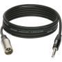 Кабель мікрофонний KLOTZ GRG1M GREYHOUND MICROPHONE CABLE MALE XLR BALANCED JACK 3 M