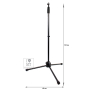Стійка мікрофонна QUIK LOK A344 BK