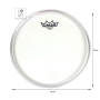 Пластик для барабана REMO AMBASSADOR 10" CLEAR