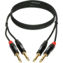 Кабель комутаційний KLOTZ KT-JJ300 MINILINK PRO STEREO TWIN CABLE 3 M