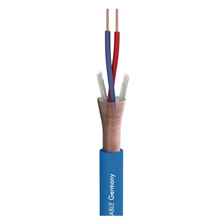 Sommer Cable 200-0002 Microphone Cable Stage 22 Highflex 2 x 0,22 mm² PVC Ø 6,40 mm blue