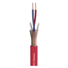 Sommer Cable 200-0003 Microphone Cable Stage 22 Highflex 2 x 0,22 mm² PVC Ø 6,40 mm red