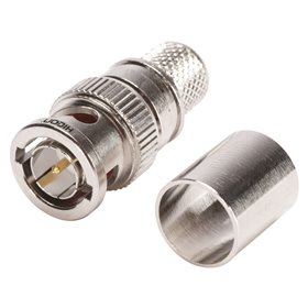 Sommer Cable BNC213 HICON BNC crimp-male connector, straight, nickel