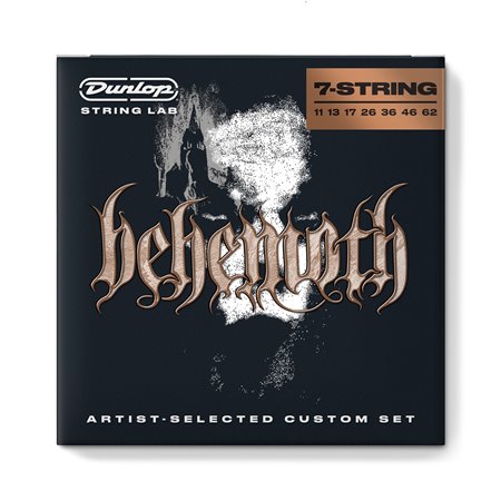 Струни для гітари DUNLOP BEHEMOTH ARTIST-SELECTED CUSTOM GUITAR STRINGS 11-62 | 7-STRING