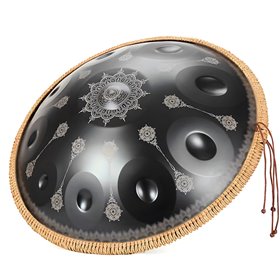 Глюкофон FZONE HP22I10N-Mandala Black - Handpan Drum 22"