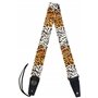 Ремінь гітарний DIMARZIO Cheetah Guitar Strap with Leather Ends