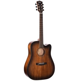 Електро-акустична гітара CORT Core-DC Mahogany (Open Pore Black Burst) J-39769 CORT фото - Muzbox