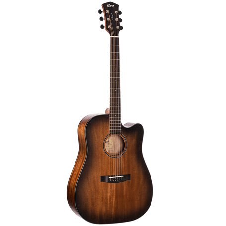 Електро-акустична гітара CORT Core-DC Mahogany (Open Pore Black Burst) J-39769 CORT фото - Muzbox