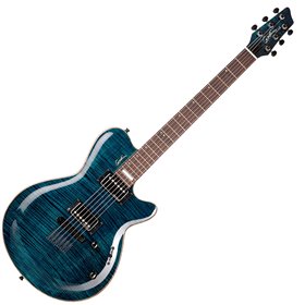 GODIN 021178 - LG SIGNATURE Trans Blue Flame AAA (Made in Canada) - Електрична гітара