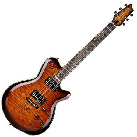 GODIN 024094 - LGX-SA(S) Коньяк Burst Flame AAA (Made in Canada) - Електрична гітара
