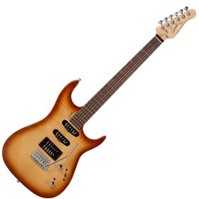 GODIN 030811 - VELOCITY H.D.R. Natural Burst Flame RN (Made in Canada) - Електрична гітара