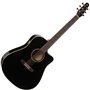 SEAGULL 034208 - Entourage CW Black GT QI (Made in Canada) - Акустична гітара з вирізом та підключенням
