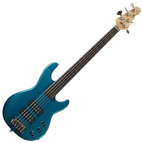 G&ampL L2500 FIVE STRINGS (Emerald Blue, ebony, fretless) №CLF48200. Made in USA - п'ятиструнна бас-гітара, безладна