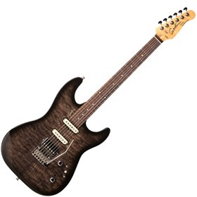 GODIN 034680 - Progression Boutique Trans Black Стьобаний HG RN with Bag (Made in Canada) - Електрогітара