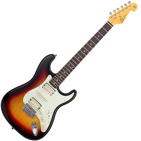 SX SST62+/HSH/3TS - Електрична гітара з чохлом