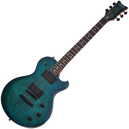 SCHECTER SOLO-II STANDARD Ocean Blue Burst Burl - Електрична гітара