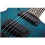 SCHECTER SOLO-II STANDARD Ocean Blue Burst Burl - Електрична гітара